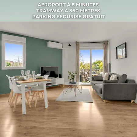 Appartement Ღ Bartavelles - Free Parking At 4Min Blagnac Airport
