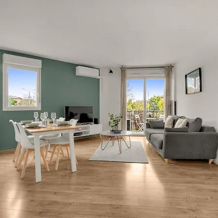 Ღ Bartavelles - Free Parking At 4Min Blagnac Airport Apartman *