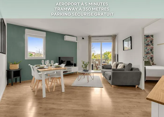 Appartement Ღ Bartavelles - Free Parking At 4Min Blagnac Airport
